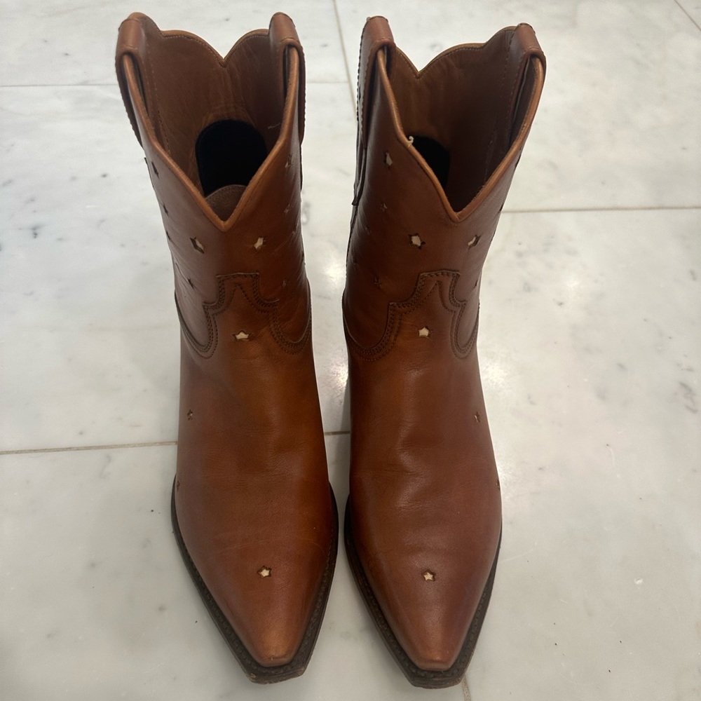 Ranch Road Boots Presidio Short Cognac Size 9.5